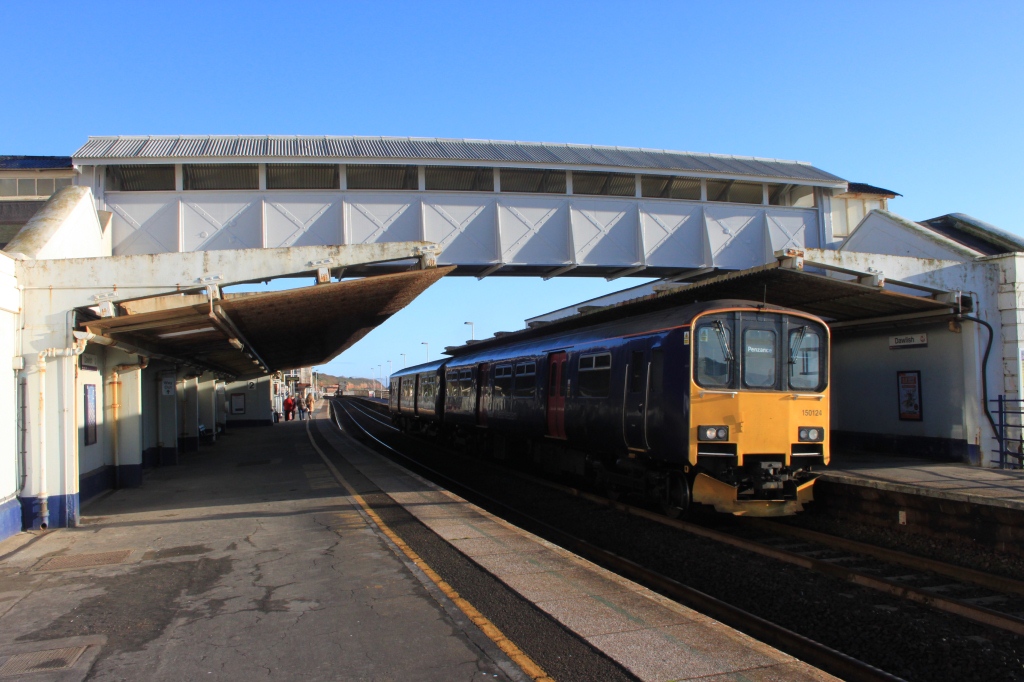 FRP refurbished footbridge over railway