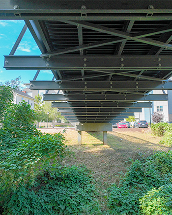 0491-Continuous-Truss-Multispan-Pedestrian-Bridge-Detail
